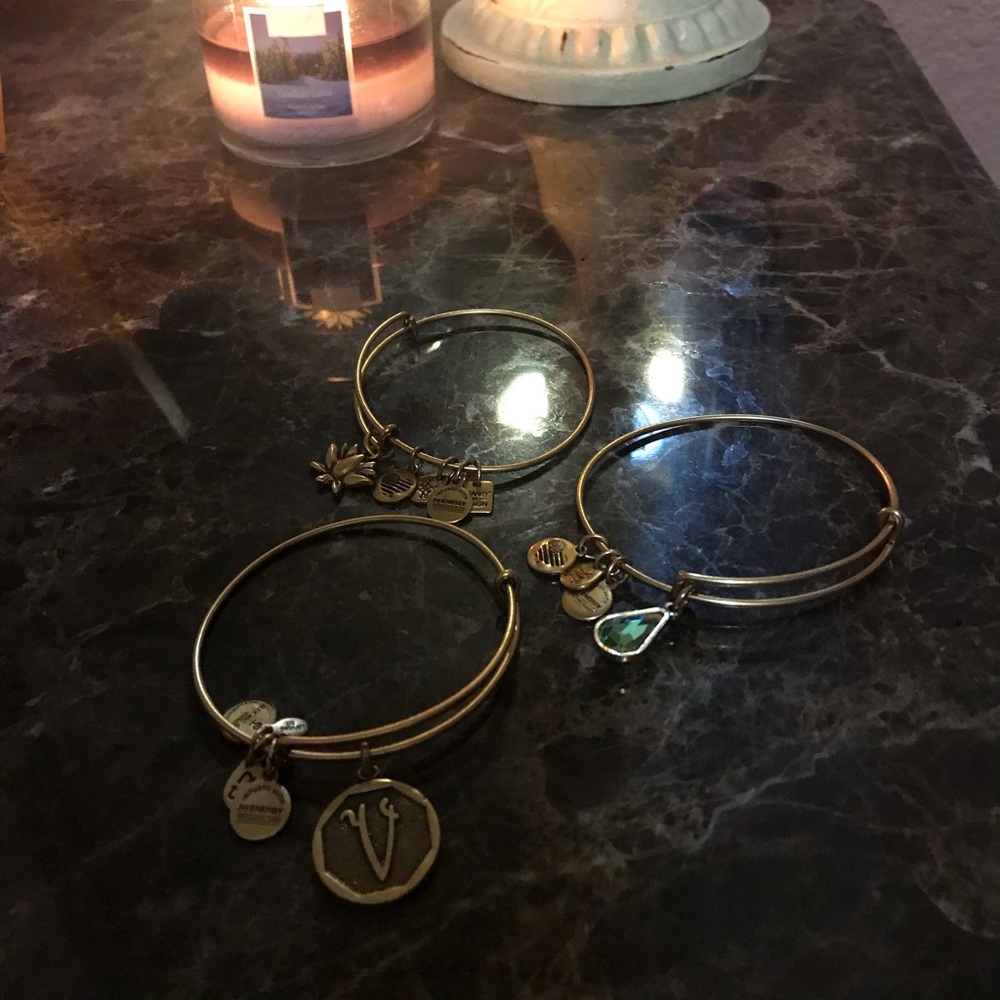 Alex and Ani bangles (3)